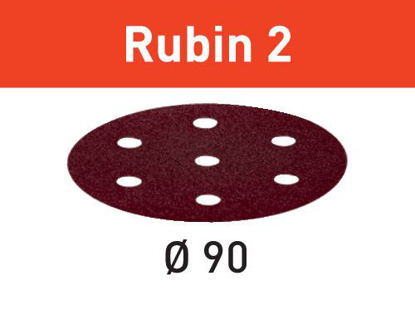 Picture of Abrasive sheet Rubin 2 STF D90/6 P120 RU2/50