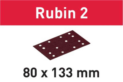 Picture of Grit Abrasives Rubin 2 STF 80X133 P100 RU2/50